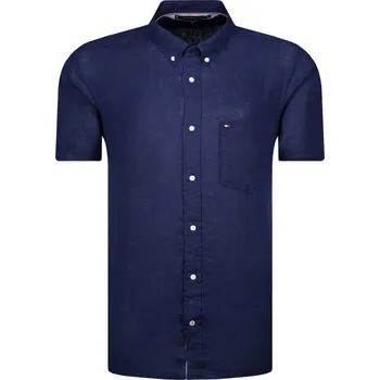 Tommy Hilfiger Lněná košile | Barva:tmavě modrá | Velikost:M