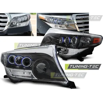 Přední světlomet PŘEDNÍ SVĚTLA TOYOTA LAND CRUISER FJ200 07-12 PROJEKTOR ČERNÝ CHROM