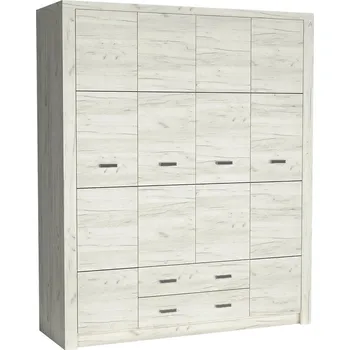 Šatní skříň INDIANAPOLIS k | šatní skříň I-18 | kraft bílý