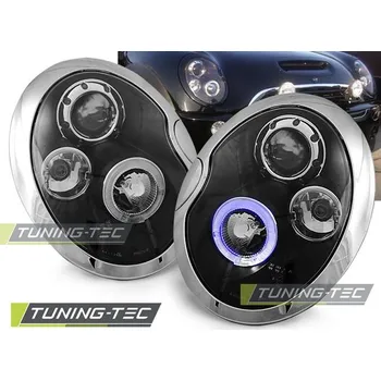 Přední světlomet PŘEDNÍ SVĚTLA ANGEL EYES ČERNÉ pro BMW MINI (COOPER) 01-04