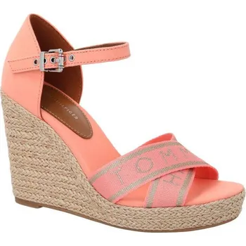 Dámské holínky Tommy Hilfiger Boty na klínku METALLIC | Barva:broskvová | Velikost:36