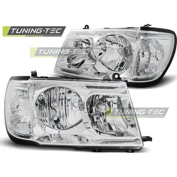 Přední světlomet PŘEDNÍ SVĚTLA TOYOTA LAND CRUISER FJ100 98-04 CHROME