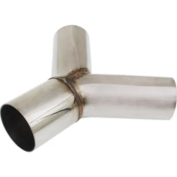 Výfuková trubka Výfuková 90° redukce 51/60mm, nerez