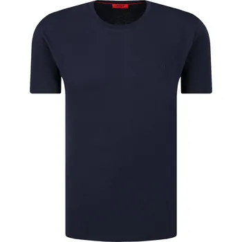 Pánské tričko HUGO Tričko Dero202 | Barva:tmavě modrá | Velikost:M