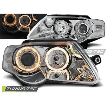 Přední světlomet PŘEDNÍ SVĚTLA ANGEL EYES CHROM pro VW PASSAT B6 3C 03.05-10