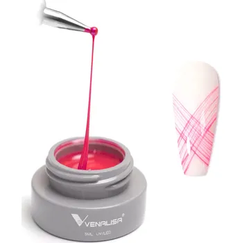 Lak na nehty Venalisa Spider gel: Pink; 5 ml