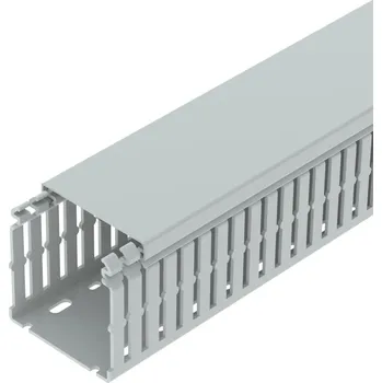 Rozvaděč OBO LKVH N 75075 Propojovací kanál LKVH bezhalogenový 75x75x2000 světle šedá