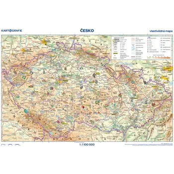 Česko: vlastivědná mapa 1:1 100 000 -…