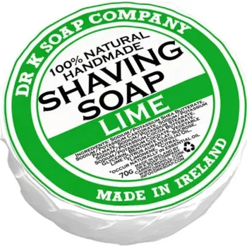 Péče o vousy Mýdlo na holení DR K SOAP COMPANY Shaving soap Lime 70 g