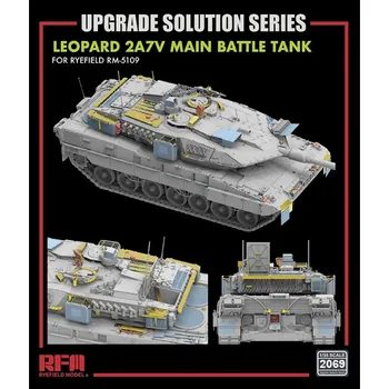 Plastikový model Ryefield model 1/35 Upgrade set for 5109 Leopard 2A7V