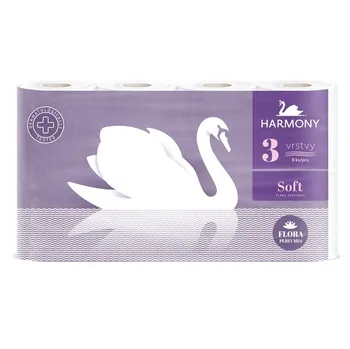 Harmony Soft Flora parfémovaný 3vrstvý 8 ks