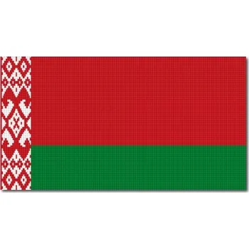 Vlajka Pelisport Běloruská vlajka 6 x 3 cm
