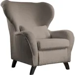 Hnědé čalouněné křeslo Miuform Miuf