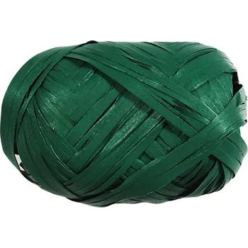 Stuha Klubíčko raphia 10 m Tmavě zelené