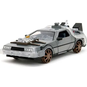 autíčko Back to the Future III - Hollywood Rides Diecast Model 1/24 DeLorean (Railroad) ime Machine