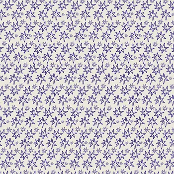 Balící papír Recyklovaný balící papír, potištěný originální kresbou od Alči, modré hvězdy, rozměr 90x134cm