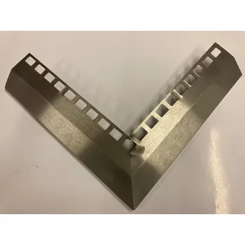Roh k balkonové liště BP32 - 90° (Rozměry 250x250 mm, barva stříbrný ELOX, přírodní hliník)