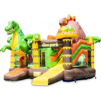 Skákací hrad Skákací hrad se skluzavkou a herními prvky | Záruka 2 roky | Dinosaur