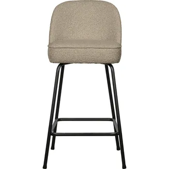 Barová židle WOOOD Béžová bouclé barová židle Tergi 65 cm