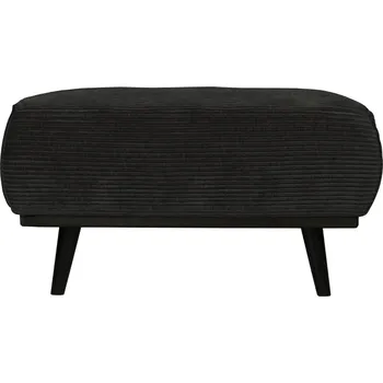 Taburet WOOOD Černá manšestrová podnožka Twilight