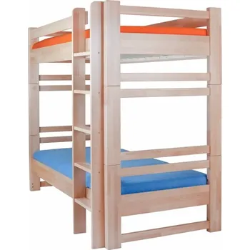 Postel Patrová postel rozkládací LUCAS 103 masiv buk cink, 90x200 cm, český výrobek