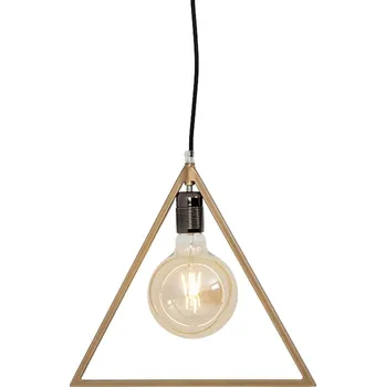 Nordic Design Zlaté kovové závěsné světlo Paris 35 x 30 cm