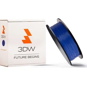 Filament Tisková struna 3DW (filament) PLA 1,75mm, 0,5kg, tmavě modrá, 190-210°C