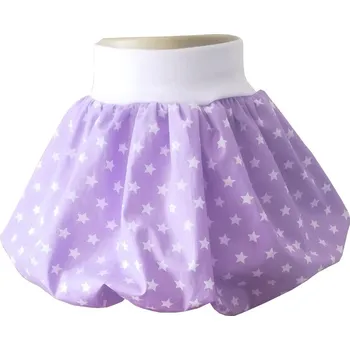 Dívčí sukně AKCE Dětská dívčí balónová sukně, vel. 98 fialová s hvězdičkami (Dívčí balónová sukně)