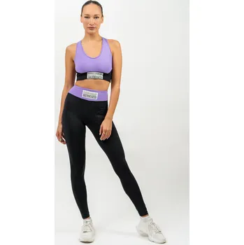 NEBBIA Vyztužená sportovní podprsenka SIGNATURE fialová L