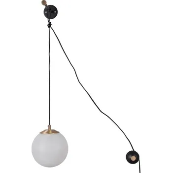 Nástěnné svítidlo Bílo-zlaté kulaté nástěnné světlo DUTCHBONE Bulan