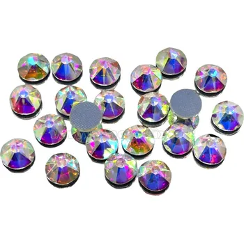 celobroušené hot-fix kameny EXTRA Premium barva 1201/N AB CRYSTAL, velikost SS34, balení 144ks kameny - velikost: velikost SS34, kameny - balení grs: balení 144 kusů /1grs, CBEP - barva: hot-fix skleněné celobroušené EXTRA Premium barva CBEP/1201/N AB Cry