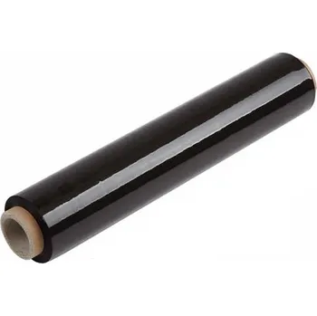 Obalový materiál Stretch folie 23my/50cm/150m, černá