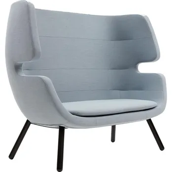 Pohovka Světle šedá látková dvoumístná pohovka Softline Moai 149 cm