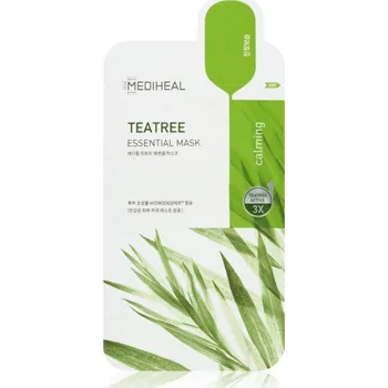 Pleťová maska MEDIHEAL Essential Mask Teatree zklidňující plátýnková maska proti akné 24 ml
