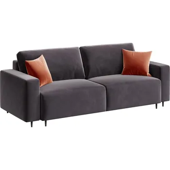 Pohovka Ghado Sametová rozkládací pohovka Hesto 237 cm