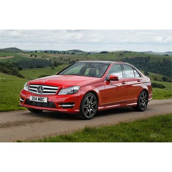 Nosič kol Příčníky Thule Evo Mercedes-Benz C-klasse W204 2007-2014 s pevnými body (s prosklenou střechou)