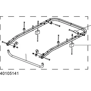 vozík za kolo Spodní rám 40105141