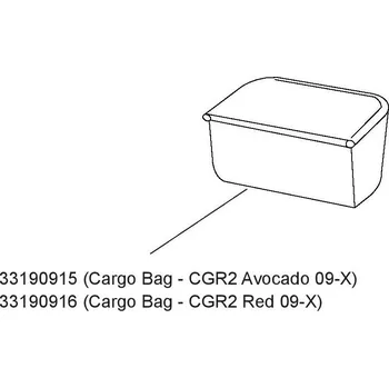 vozík za kolo Přepravní koš Red Cougar 2 33190916