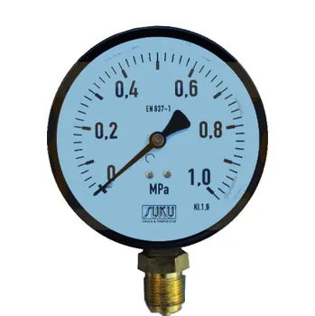 Ventil SUKU Manometr pr. 100 mm: 0 - 1 MPa