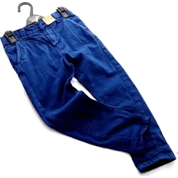 Dětské plátěné kalhoty, modré, Soul & Glory (Chlapecké bavlněné kalhoty)