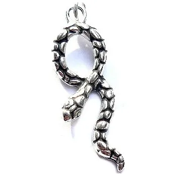 Přívěsek Stříbrný přívěsek had- DN36 (Stříbrný přívěsek had)