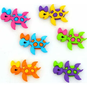 Knoflík Pro Háčkování Knoflík exclusive - želvy 6 ks