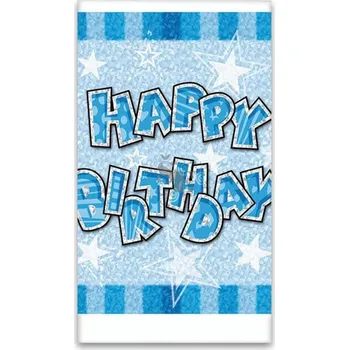 ubrus Ubrus igelitový 200122 130x180cm Happy Birthday klučičí