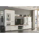 Obývací stěna LANCEOLATA, barva: borovice andersen/dub april +možnost VÝNOSU + PROVĚŘENO zákazníky + vyzvednutí ZDARMA