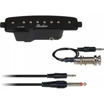 Snímač pro strunný nástroj Shadow SH 145 Acoustic Active Humbucker Pickup Black, Aktivní snímač humbucker na akustickou kytaru