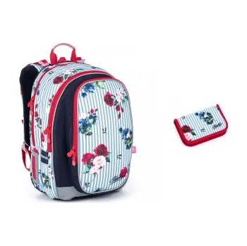 Školní batoh Sada pro školačku MIRA 21008 SET SMALL