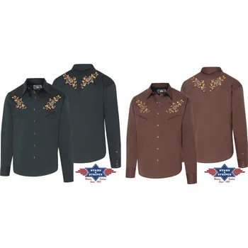 westernová košile Hogan Barva: černá, Velikost: 3XL