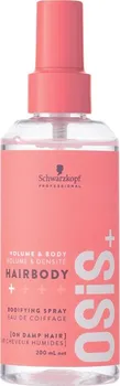 Stylingový přípravek Schwarzkopf Professional OSiS Volume&Body Hairbody tvarující sprej 200 ml