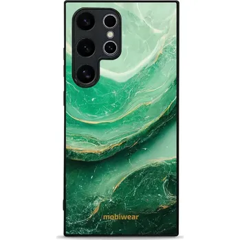Pouzdro na mobilní telefon Lesklý kryt Mobiwear Glossy - Samsung Galaxy S24 Ultra - G023G - Zelený mramor (Prémiové lesklé pouzdro, obal, kryt Mobiwear Glossy na mobil Samsung Galaxy S24 Ultra - G023G - Zelený mramor, materiál Plast + TPU silikon - krytí po všech stranách,)