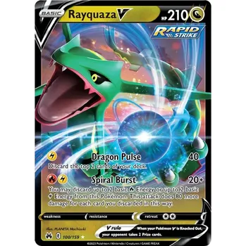 Sběratelská karetní hra Rayquaza V 100/159 - Crown Zenith